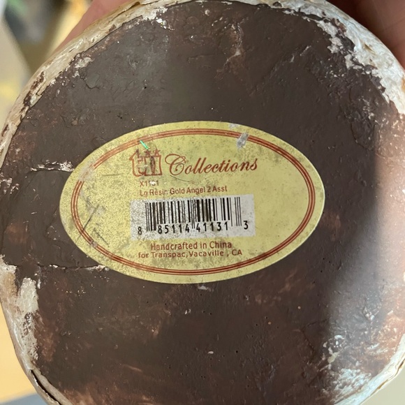 Lg Resin Gold Angel - Picture 4 of 11